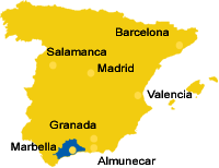 map of spain